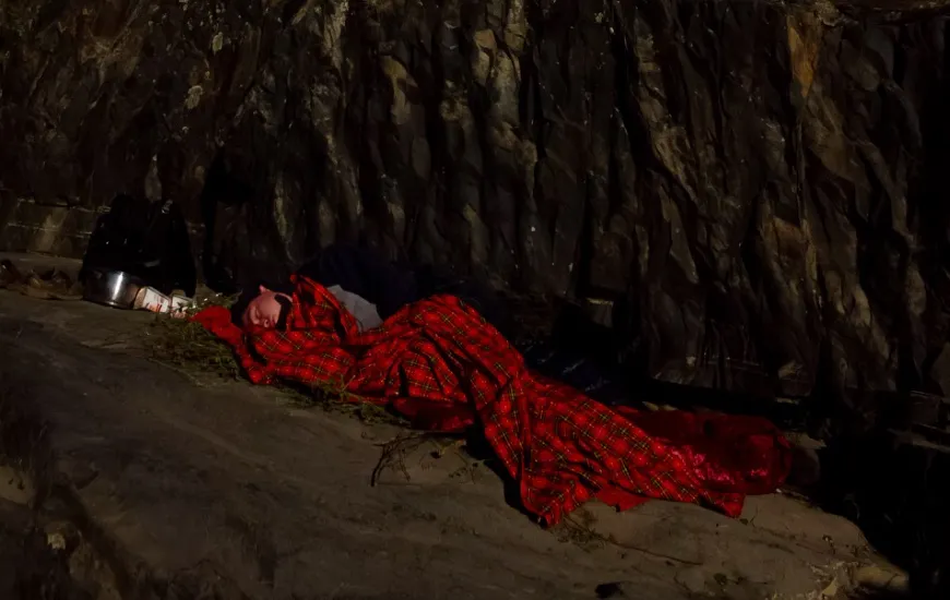 Sleeping outside